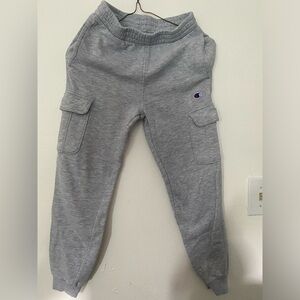 Boys Champion sweatpant joggers gray M